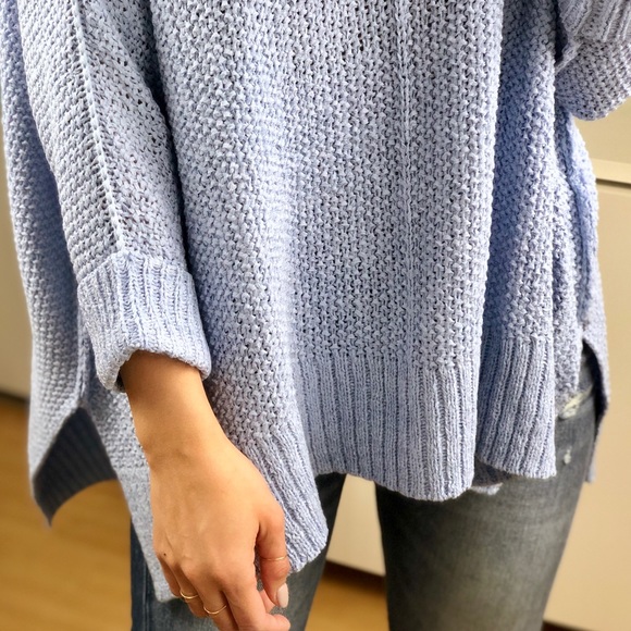 SWIFT ICE BLUE Folded Cuffs Sweater - Picture 4 of 8